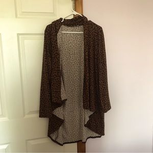 Cheetah print duster